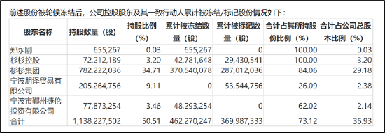 杉杉股份控股权是否稳？遭控股股东债务危机冲击 曾被大股东掏空资金链疑也不乐观