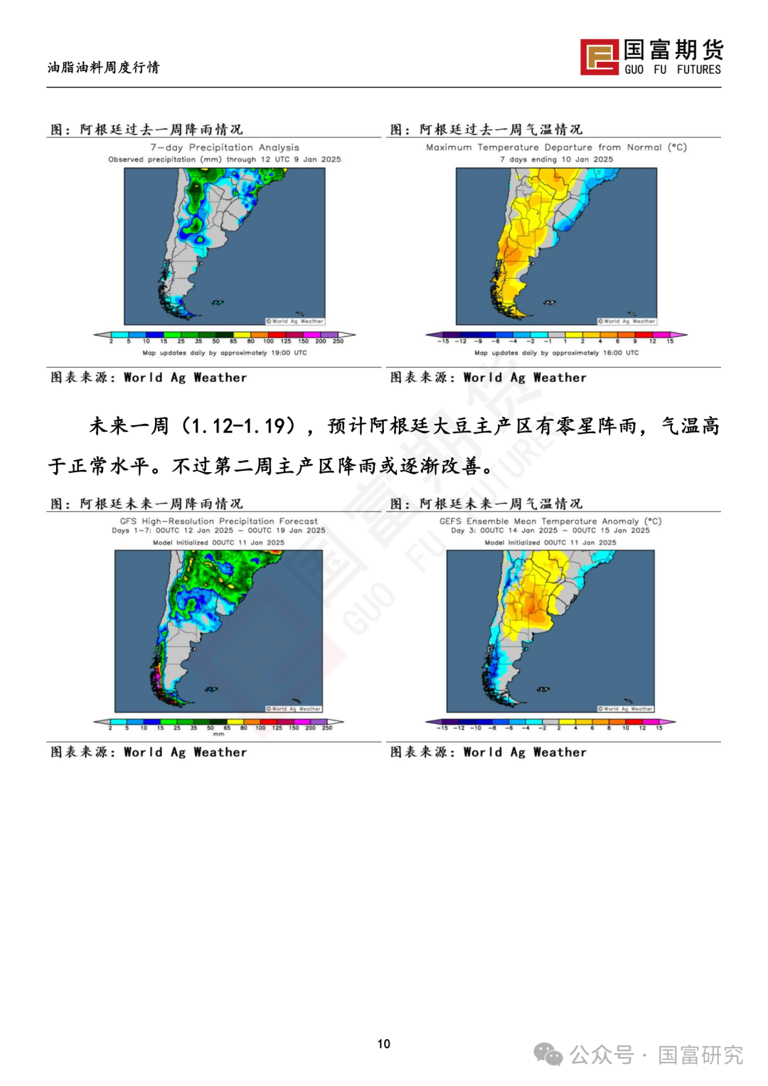 【国富豆系研究周报】USDA下调单产超预期，巴西收割压力渐显