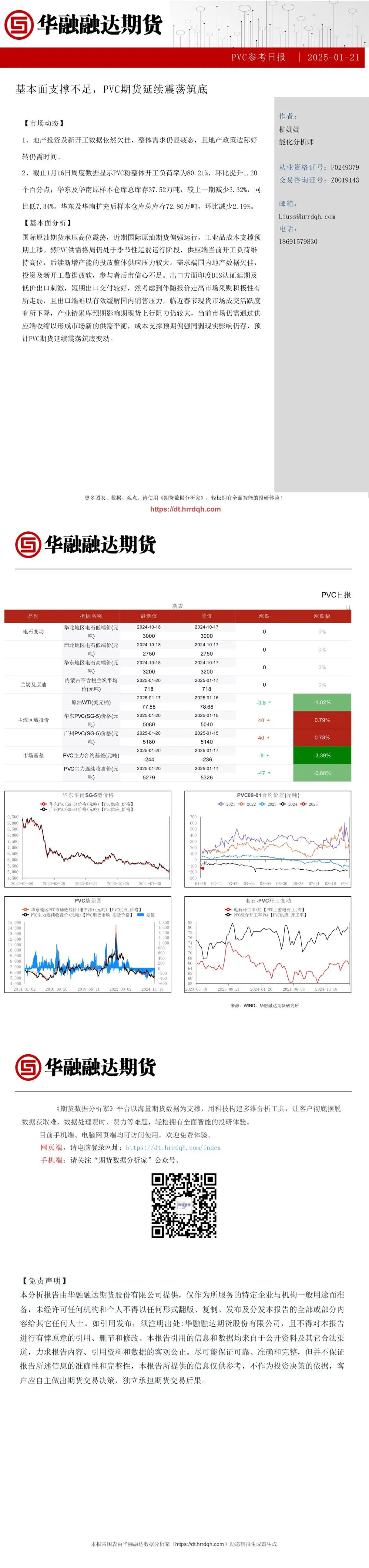 基本面支撑不足，PVC期货延续震荡筑底